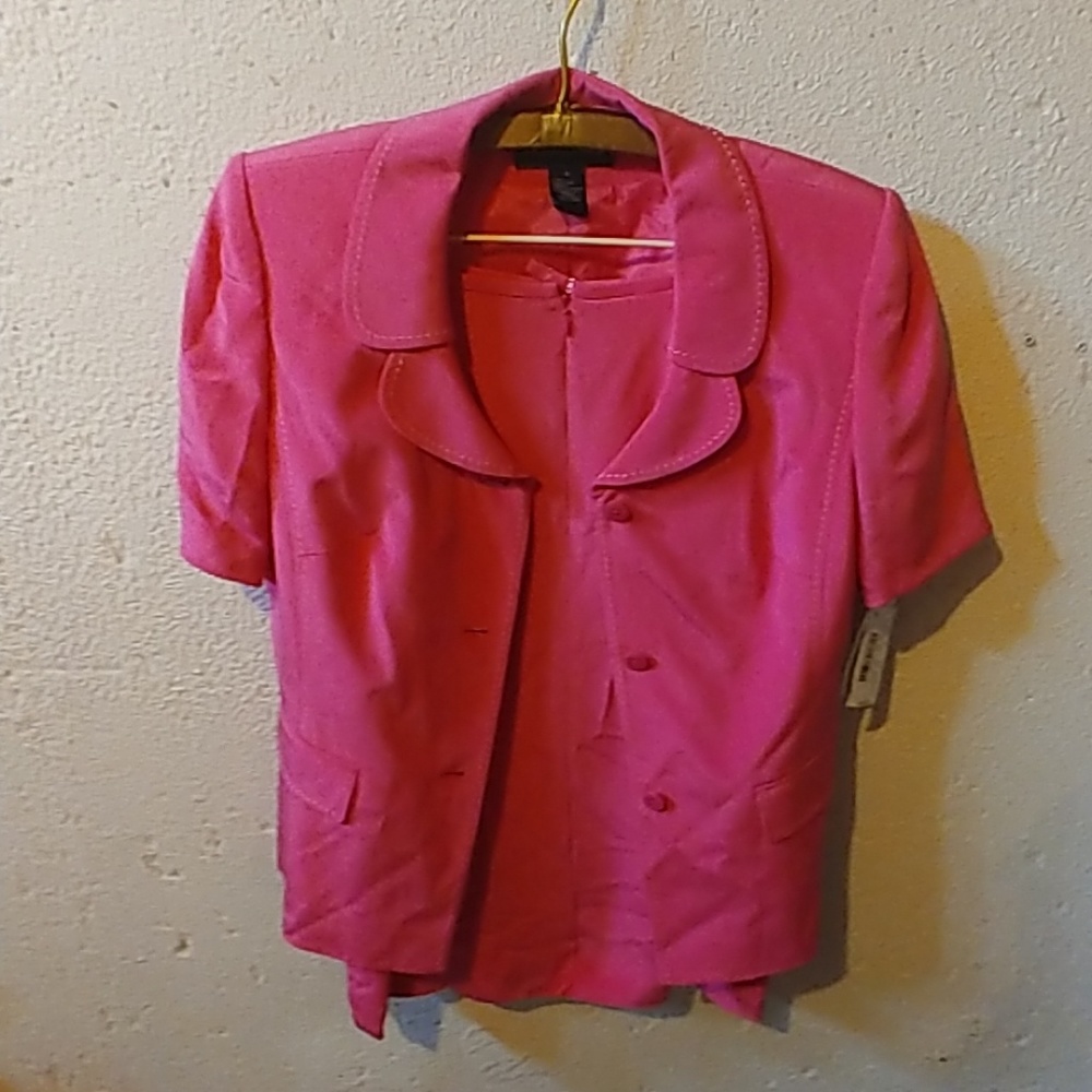 Hot pink two-piece